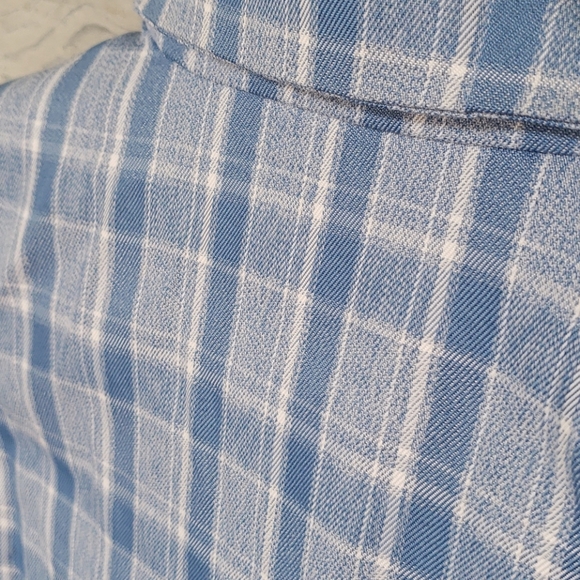 ASOS Heartbreak Longline Blazer in Blue Check US Size 4 NWT NEW - Picture 12 of 17